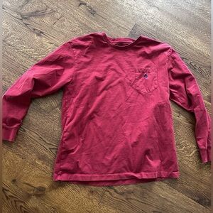 Polo Ralph Lauren Classic Red Long Sleeve Tee